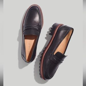 Madewell Corinne Leather Lugsole Loafers BNIB